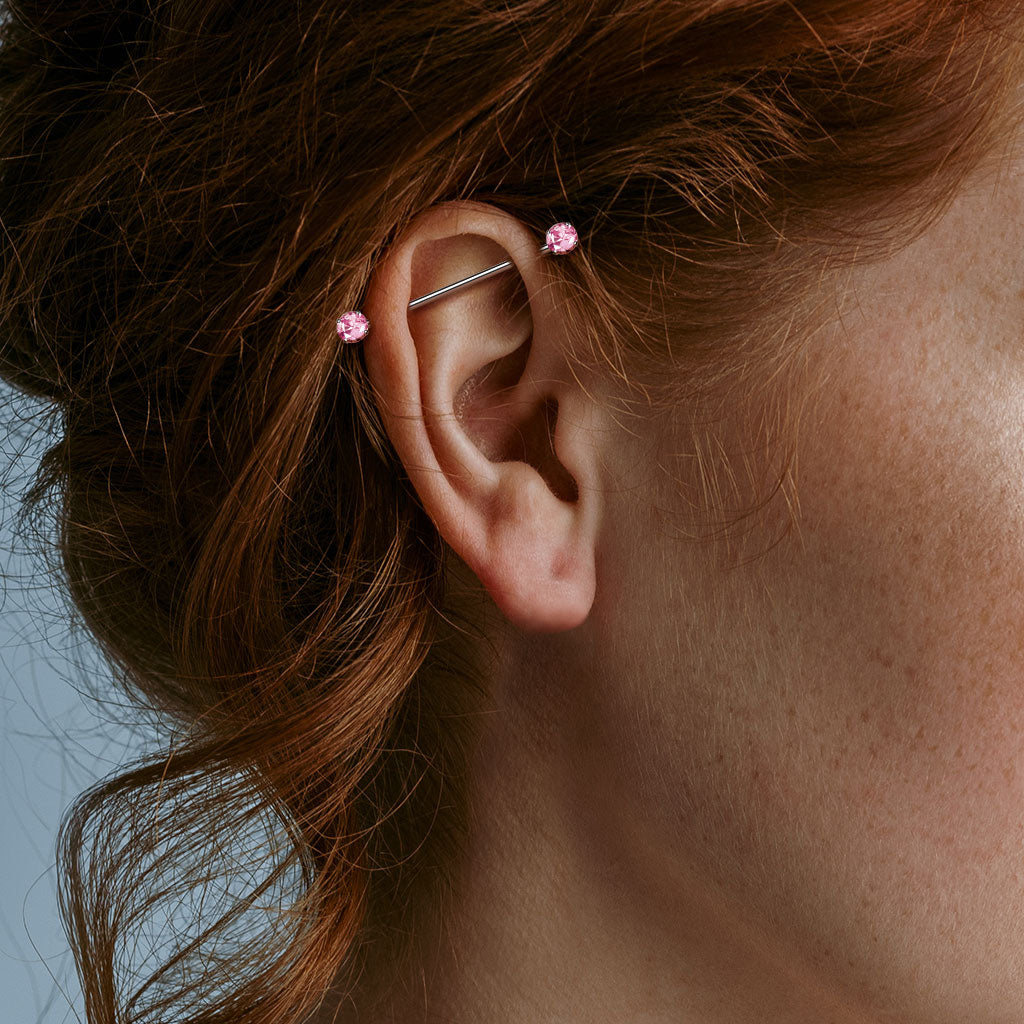 Industrial Piercing Industrial barbells UK Cherry Diva