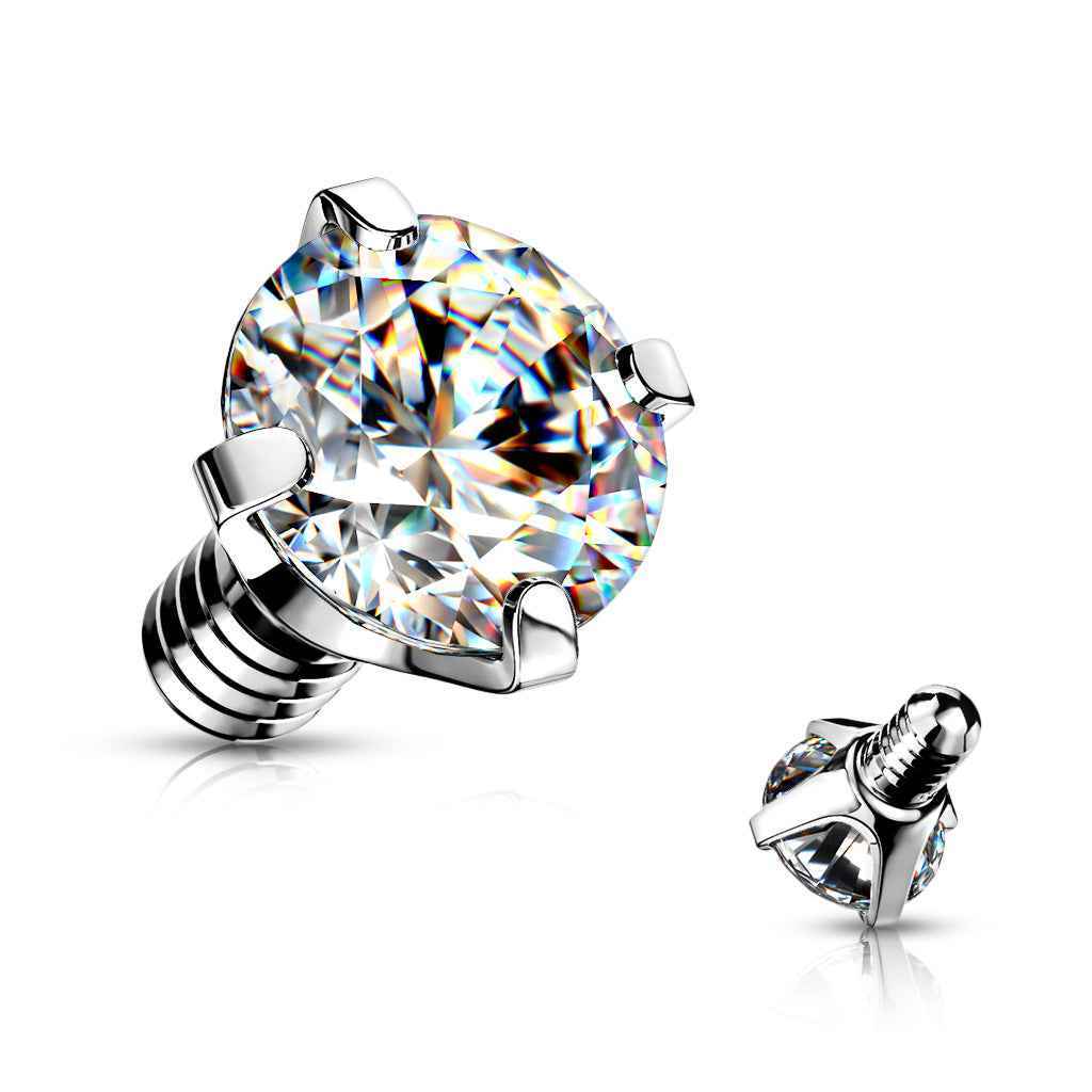 14G Surgical Steel Internally Threaded Ball End