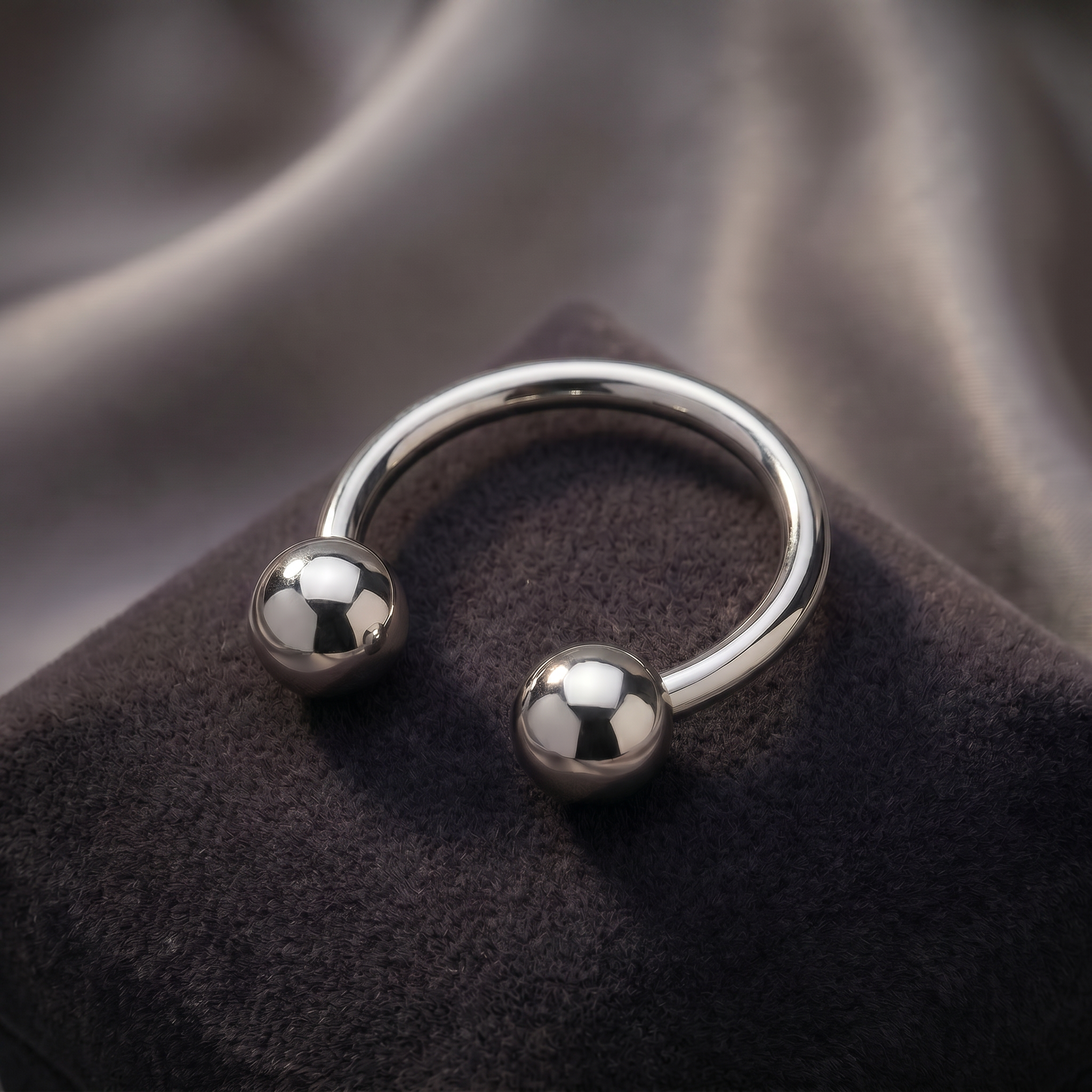 14 Gauge Externally Threaded Titanium Circular Barbell