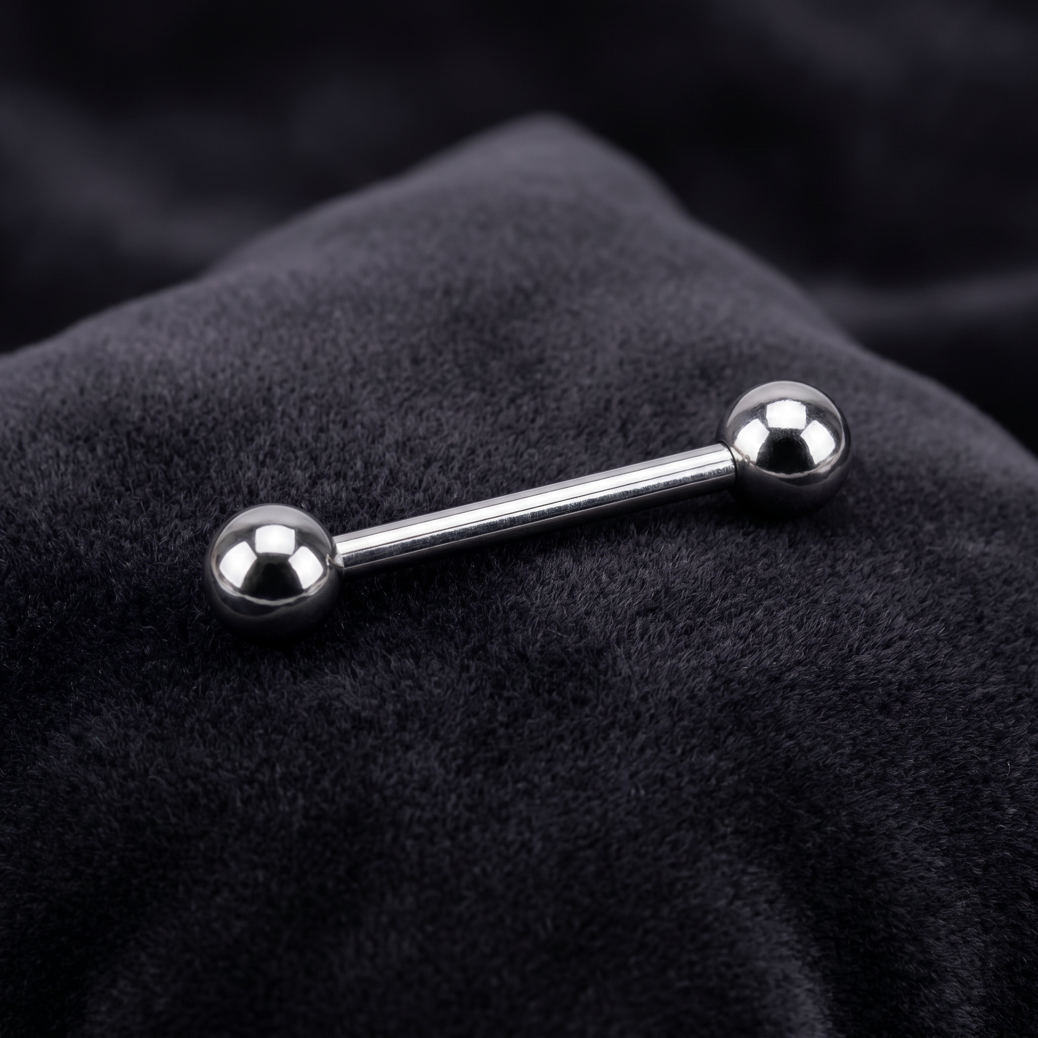 14 Gauge Implant Grade Titanium Externally Threaded Barbell