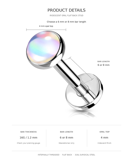 opal stud side guide