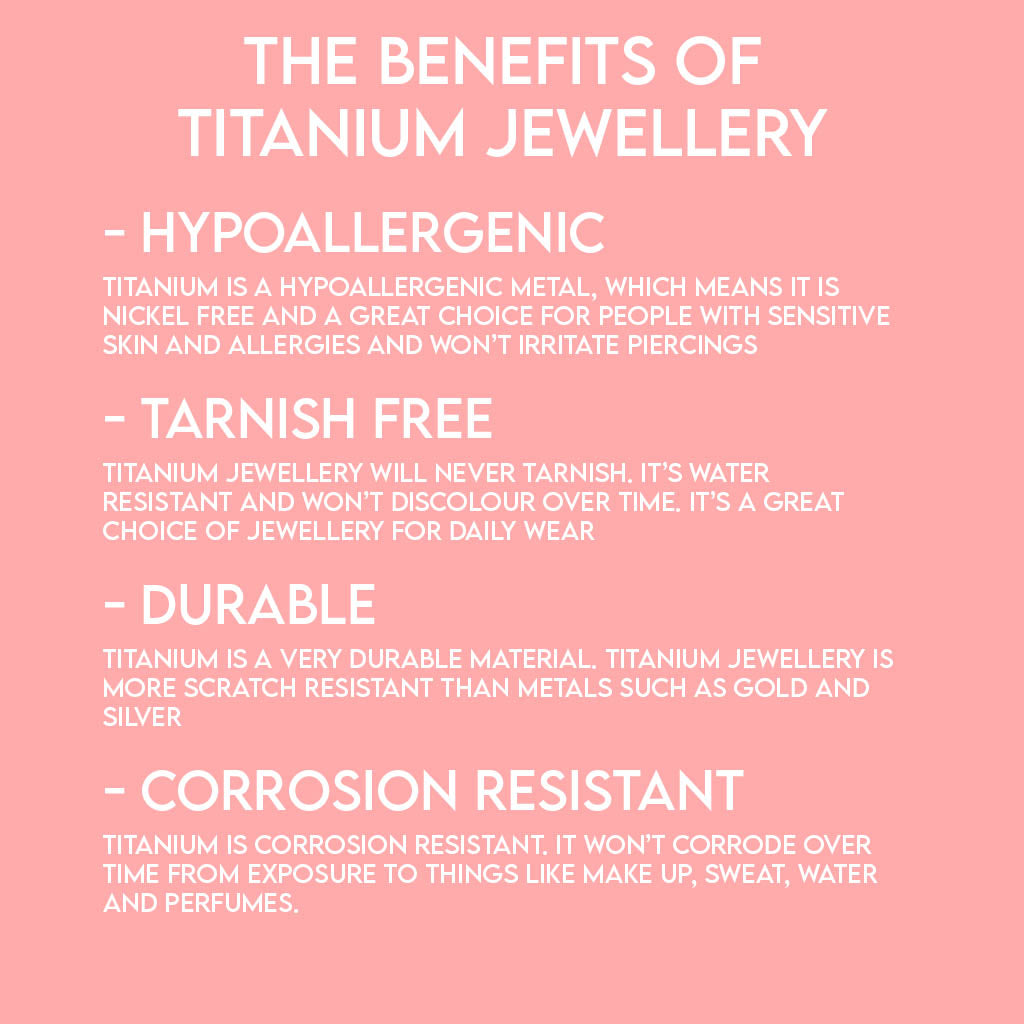 the benefits of titanium jewellery