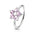 Cherry Diva Bendable Hoop Ring Pink 20 Gauge Crystal Flower Hoop Ring For Nose & Ear
