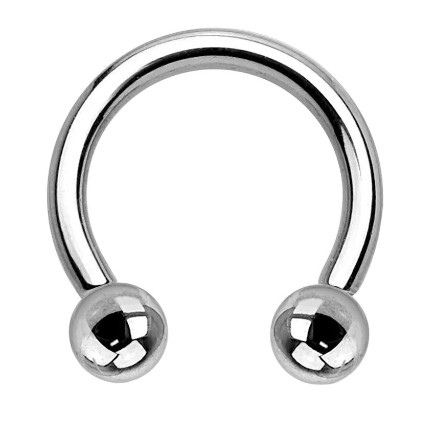 Cherry Diva Circular Barbell 16 Gauge Titanium Internally Threaded Circular Barbell