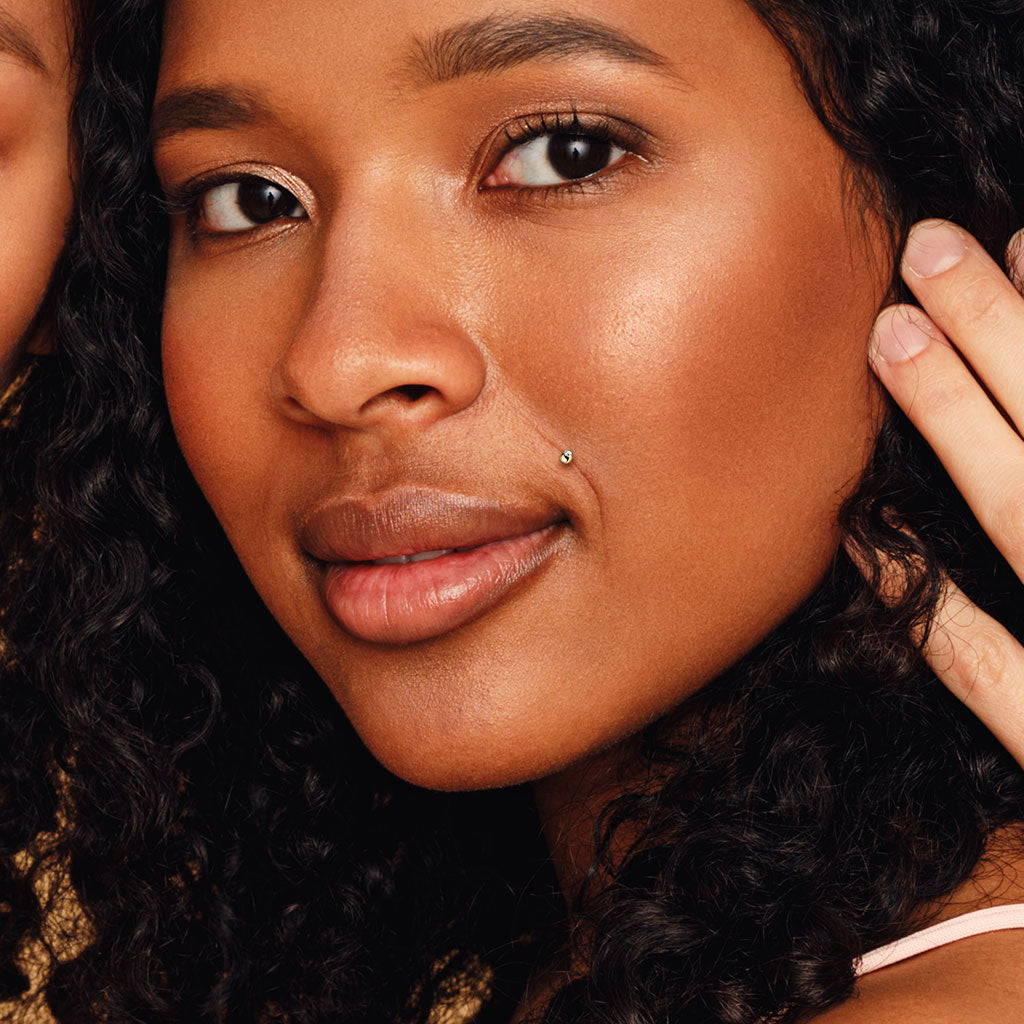 Cherry Diva Flat Back Stud 20 Gauge Flat Back Push Fit Crystal Topped Stud