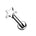 Cherry Diva Flat Back Stud Silver / 6MM 16 Gauge Internally Threaded Titanium Star Labret Stud