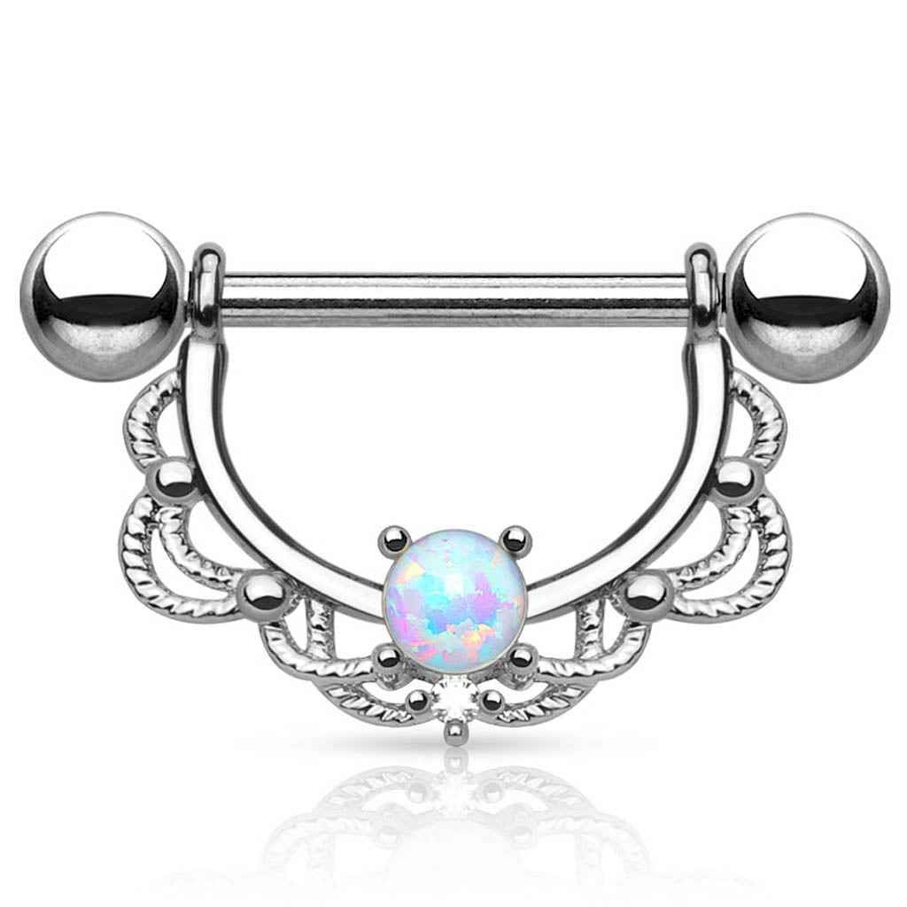 14 Gauge Opal Dreams Nipple Barbell
