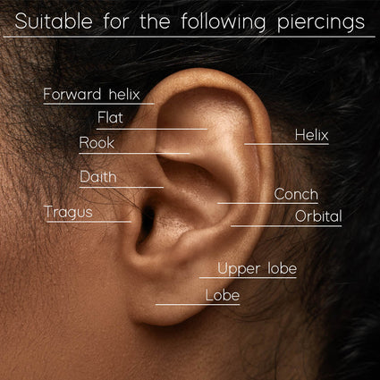 Cherry Diva Stud Multi Pack Of 21 Flat Back Studs And Hoops