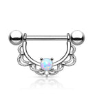 Opal Dreams Nipple Ring Silver