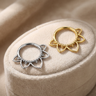 16 Gauge Hypoallergenic Hinged Tribal Hoop Ring