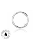 20 Gauge Titanium Hinged Hoop Ring