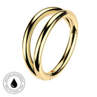 20 Gauge Double Hoop Hinged Segment Ring