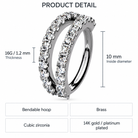 brass hoop size guide