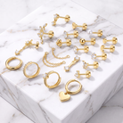 Multi Pack of 21 Cartilage Studs & Hoops