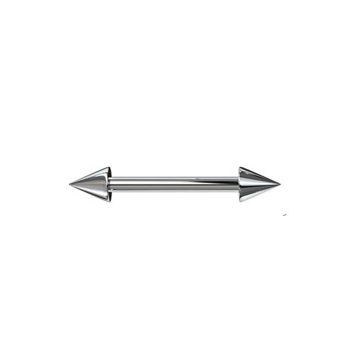 Cherry Diva Barbell 12MM 14 Gauge Surgical Steel Spike End Barbell