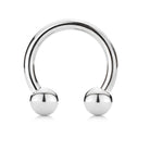 Cherry Diva Barbell 16 Gauge Surgical Steel Internally Threaded Circular Barbell