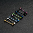 Cherry Diva Barbell Multi Pack Of 12 Rainbow Straight Barbells