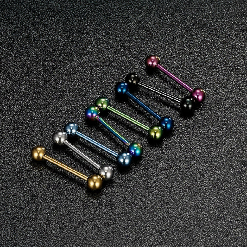 Cherry Diva Barbell Multi Pack Of 12 Rainbow Straight Barbells