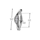 Cherry Diva belly bar 14 Gauge Surgical Steel Hinged Crystal Centre Belly Button Ring