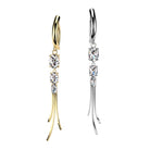 Cherry Diva Belly Button Ring 14 Gauge Surgical Steel Crystal & Chain Belly Button Ring