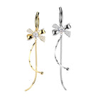 Cherry Diva Belly Button Ring 14 Gauge Surgical Steel Dangling Bow Belly Button Ring