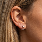 Cherry Diva Earrings 20 Gauge Titanium Star Shaped Stud Earrings