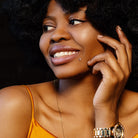 Cherry Diva Flat Back Stud 16 Gauge Titanium Press Fit Crystal Labret Stud