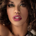 Cherry Diva Hinged Hoop Ring 14 Gauge Titanium Anodized PVD Hinged Hoop Rings