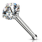 Cherry Diva nose stud 20 Gauge Hypoallergenic Crystal Top Nose Stud