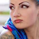 Cherry Diva Nose Stud 20 Gauge Hypoallergenic Oval Crystal Top Nose Stud