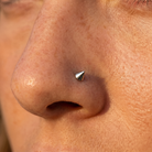 Cherry Diva Screw Nose Stud 20 Gauge Titanium Spike Tipped Screw Nose Stud