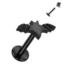 Cherry Diva Stud Black 16 Gauge Internally Threaded Titanium Bat Stud