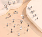 Cherry Diva Stud Multi Pack of 19 Cartilage Studs & Hoops