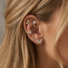 Cherry Diva Stud Multi Pack of 9 Crystal Cartilage Studs