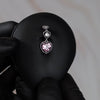 14 Gauge Triple Heart Reverse Belly Button Bar