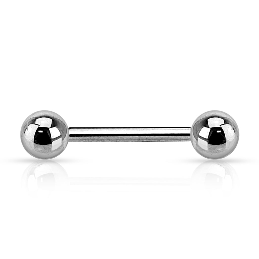 14 Gauge Implant Grade Titanium Externally Threaded Barbell 