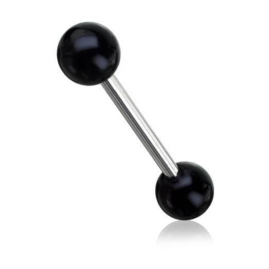 Light Reactive Acrylic Ball Stainless Steel Barbell