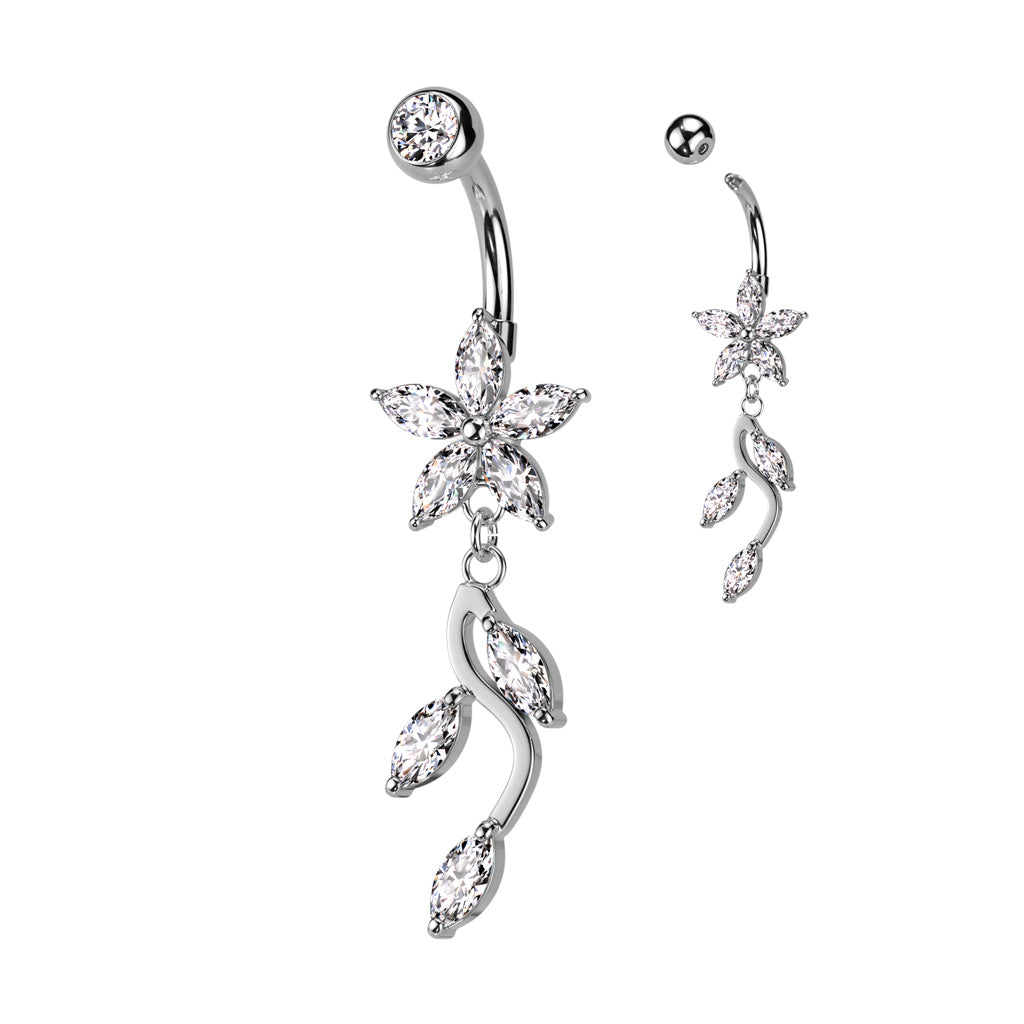 Silver belly clearance piercing jewellery