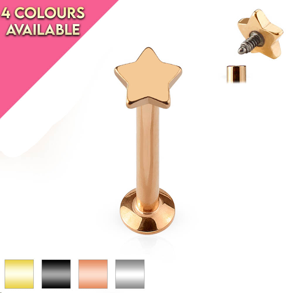 16 Gauge Star Top Internally Threaded Stud