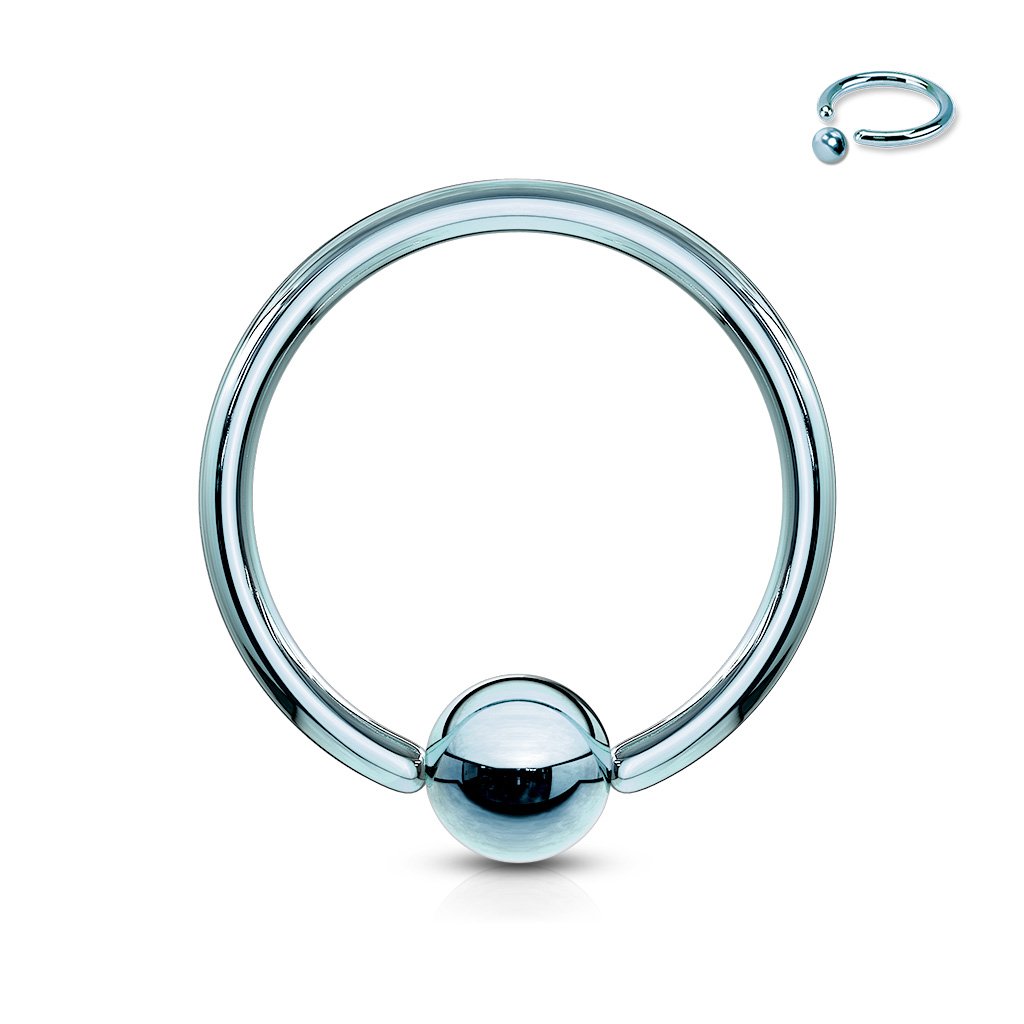 16 Gauge Titanium PVD Captive Ring