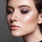 Cherry Diva L Bend Nose Stud 20 Gauge Double Tiered Crystal L Bend Nose Stud