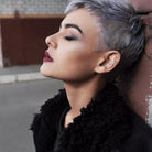 Cherry Diva Stud 16 Gauge Triple Crystal Flower Cartilage / Tragus Stud - Silver